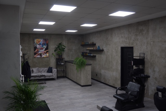 Interiér barbershopu Vrábľoch